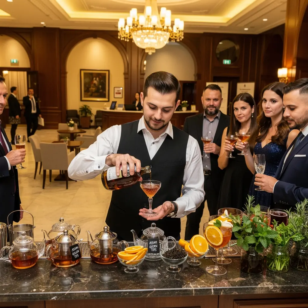 Édes, maláta ízű Assam tea, gyönyörű arany színben.